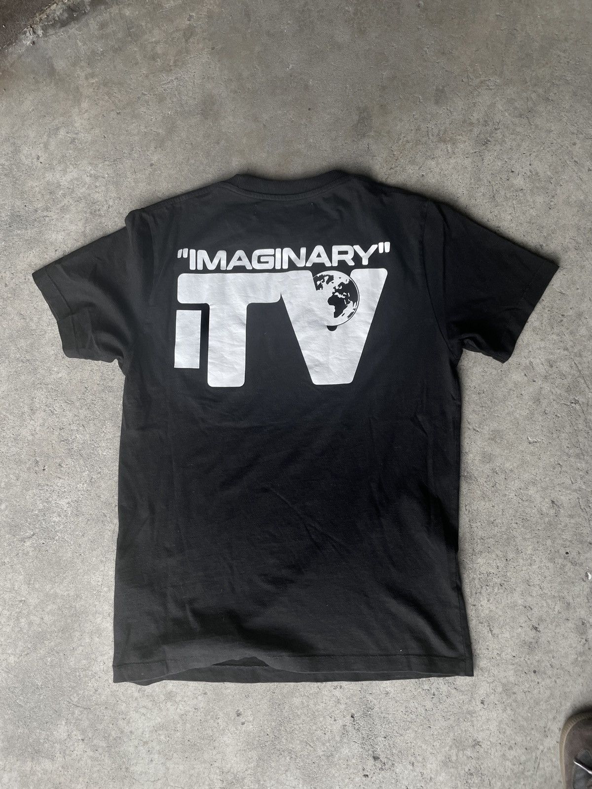 Off-White 2021 Virgil Abloh Off White “Imaginary TV” T-Shirt Size US M / EU 48-50 / 2 - 3 Thumbnail