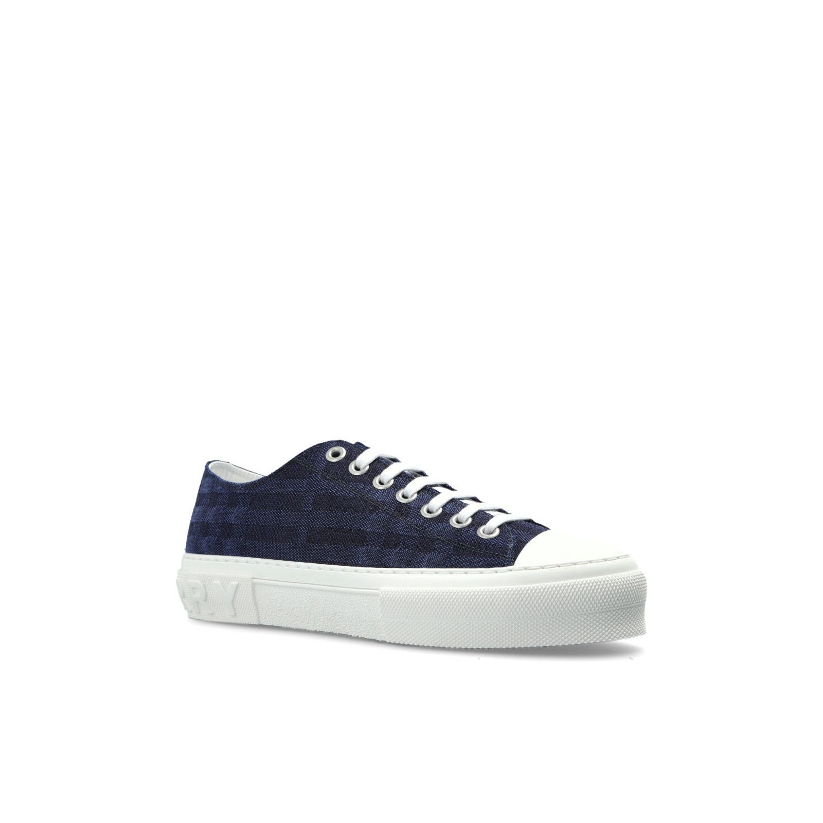 Burberry Tim Jack Navy Blue Sneakers New And Authentic (Men\'