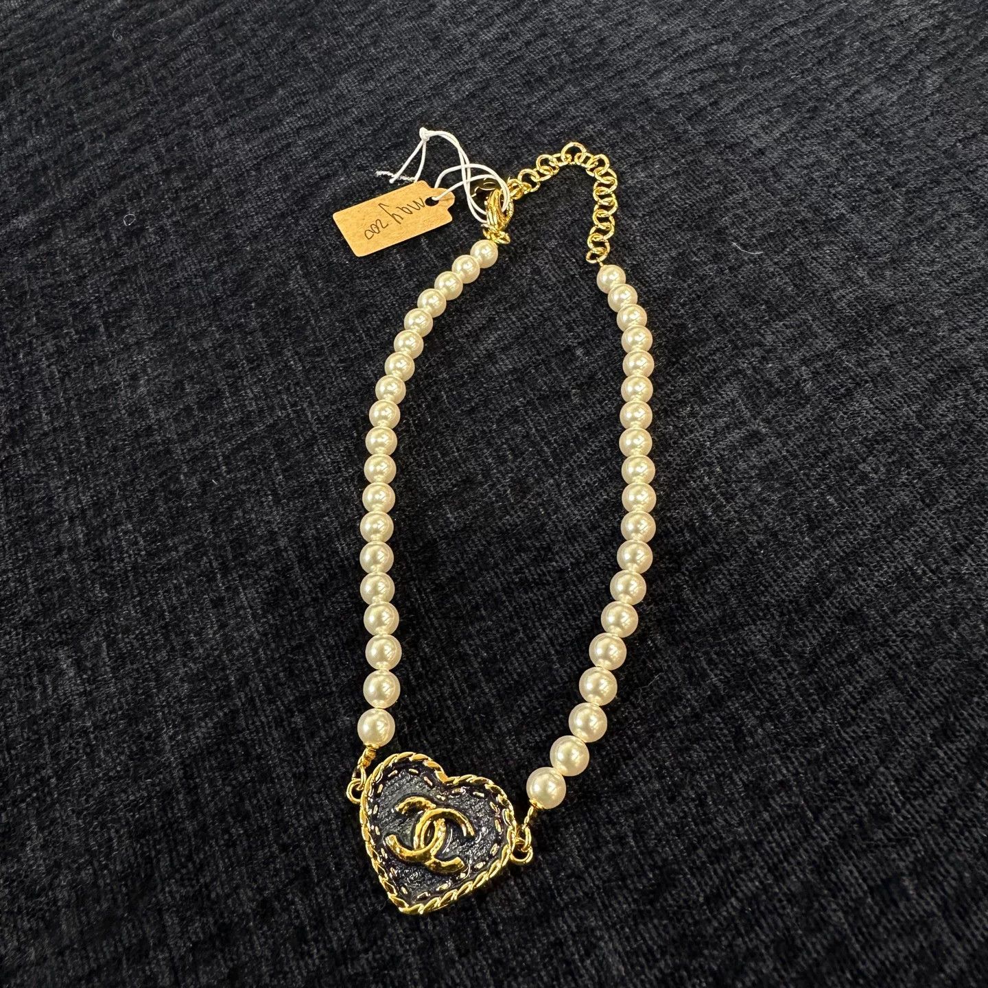 Chanel Chanel Denim Necklace OS Women Size ONE SIZE - 1 Thumbnail