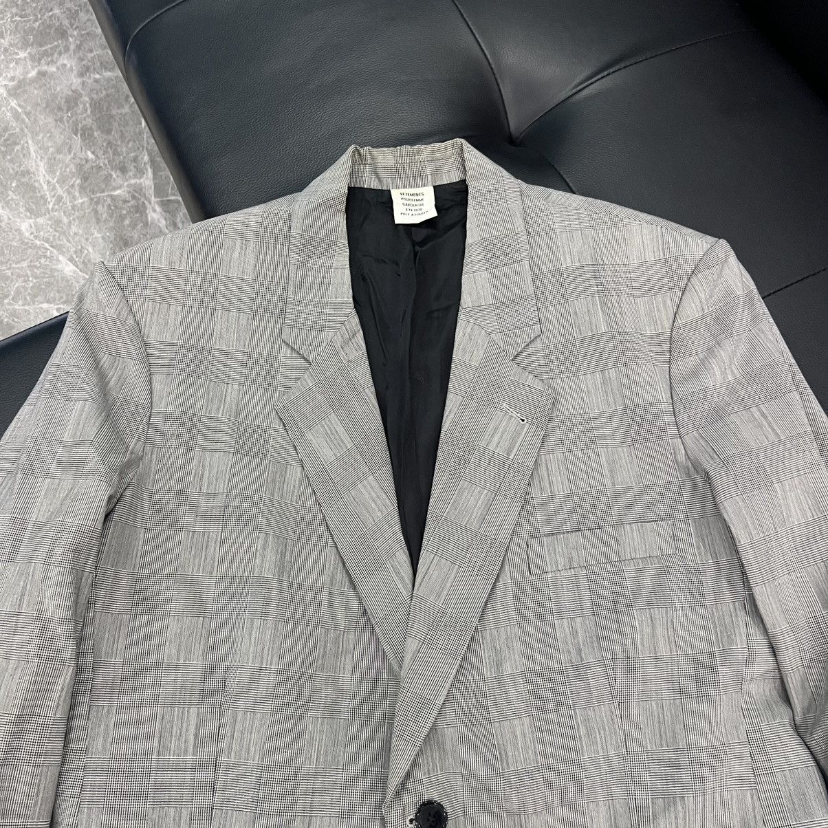 Vetements Vetements SS20 Runway Cut-Out Sleeve Blazer Size 44S - 6 Thumbnail