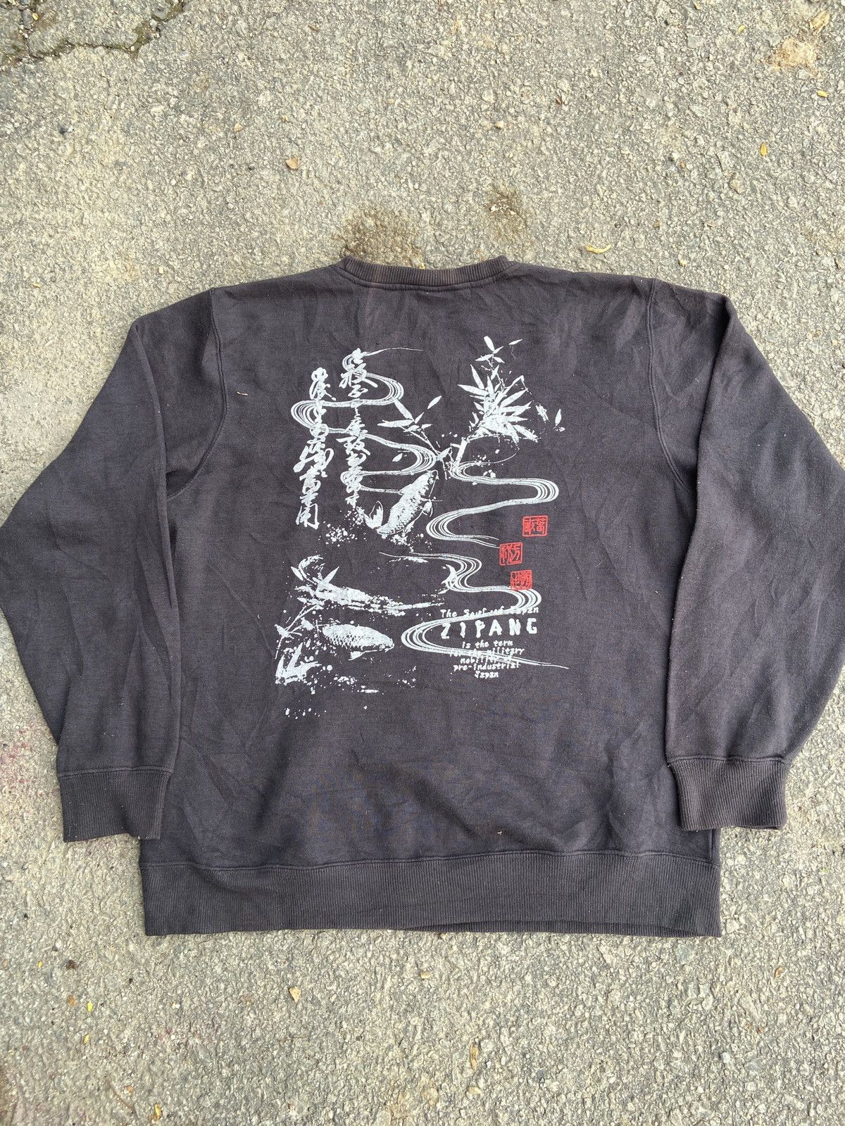 Japanese Brand × Vintage Vintage Zipang Sweatshirt Size US L / EU 52-54 / 3 - 4 Thumbnail