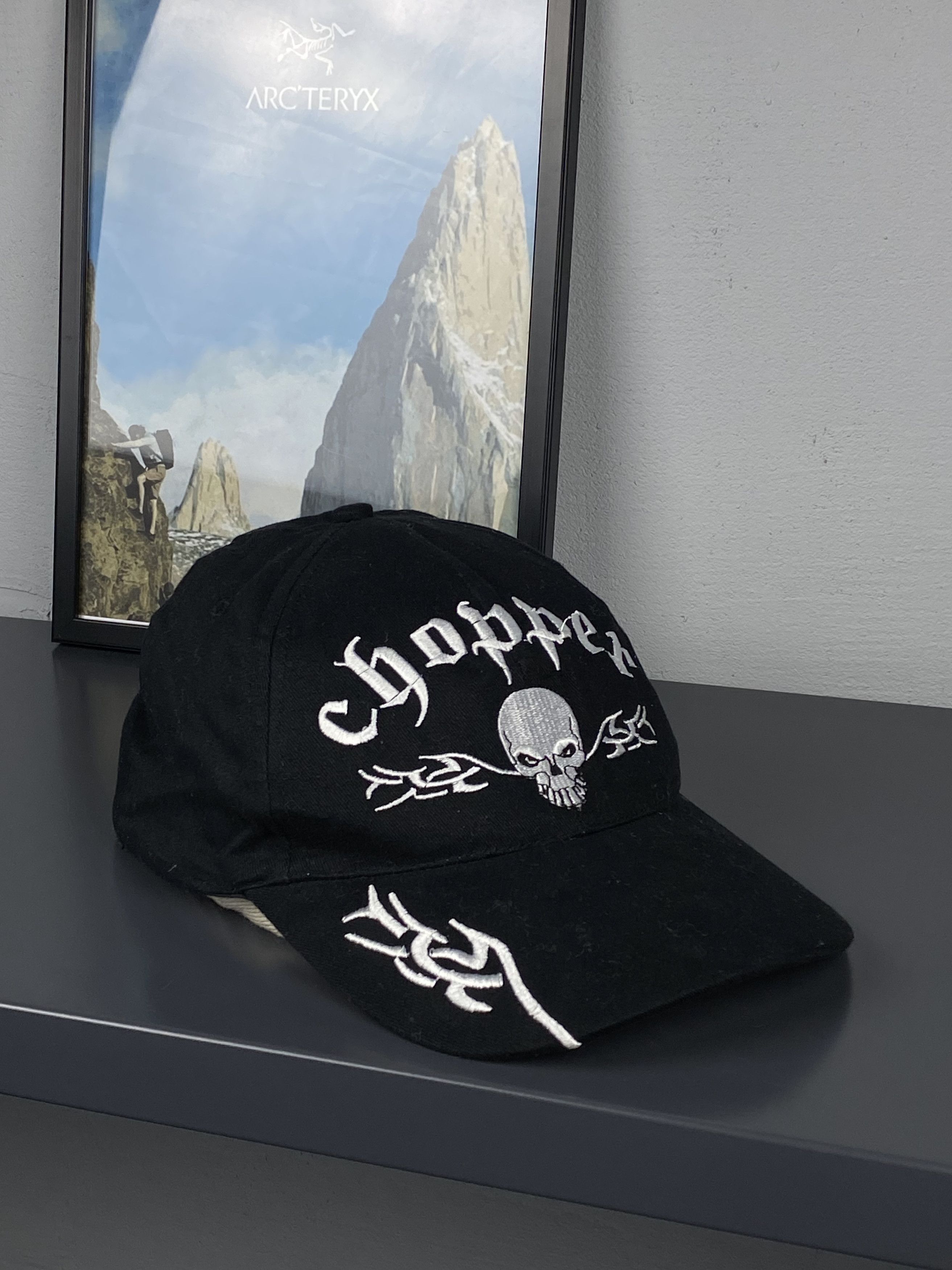 Japanese Brand × West Coast Choppers Vintage Y2K’s Choppers Flames Motorcycle Strapback Hat Cap Size ONE SIZE - 1 Thumbnail