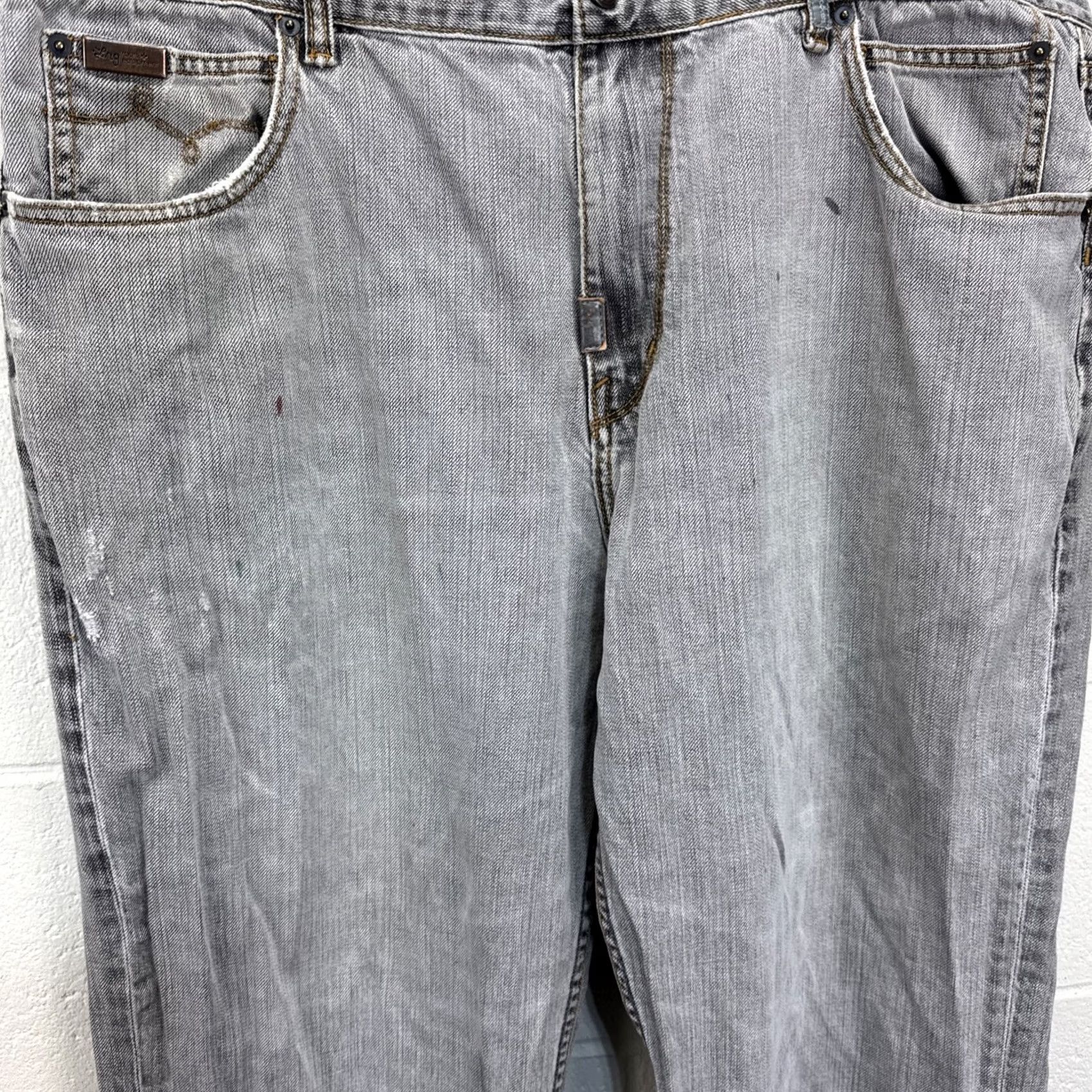Denime VINTAGE LRG Jeans Mens 5-Pocket Denim High Rise 33 Inseam Blue 38 Regular Fit 90s Graphic Design Gothic Hip Hop Skater JNCO Style Baggy Size US 38 / EU 54 - 4 Thumbnail