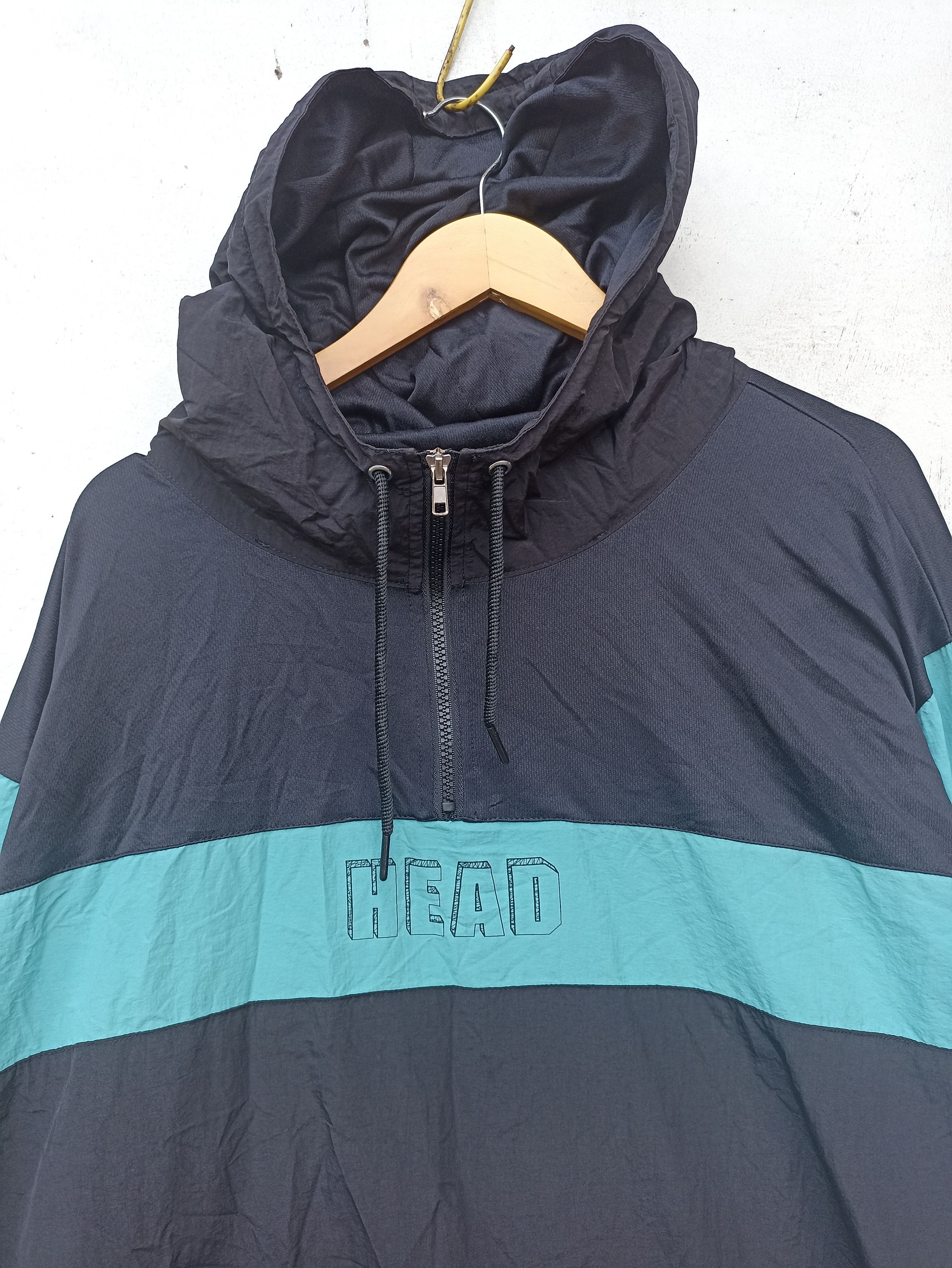 Japanese Brand Head windbreaker sportswear brand jacket anorak jacket Size US XL / EU 56 / 4 - 2 Thumbnail