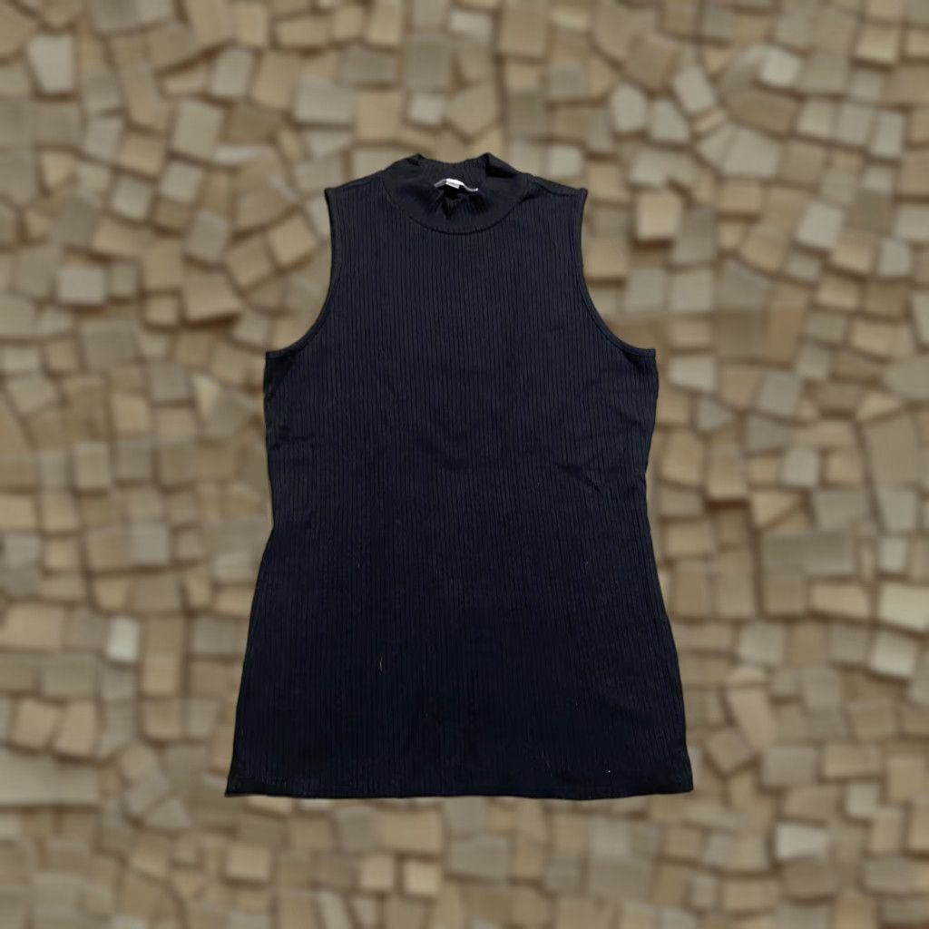 Vintage Cyrus Shirt, Women's Size Small, Black, Sleeveless, Turtleneck, Tank, Regular, Casual, Fall/Spring/Summer, Womens Size S / US 4 / IT 40 - 1 Thumbnail
