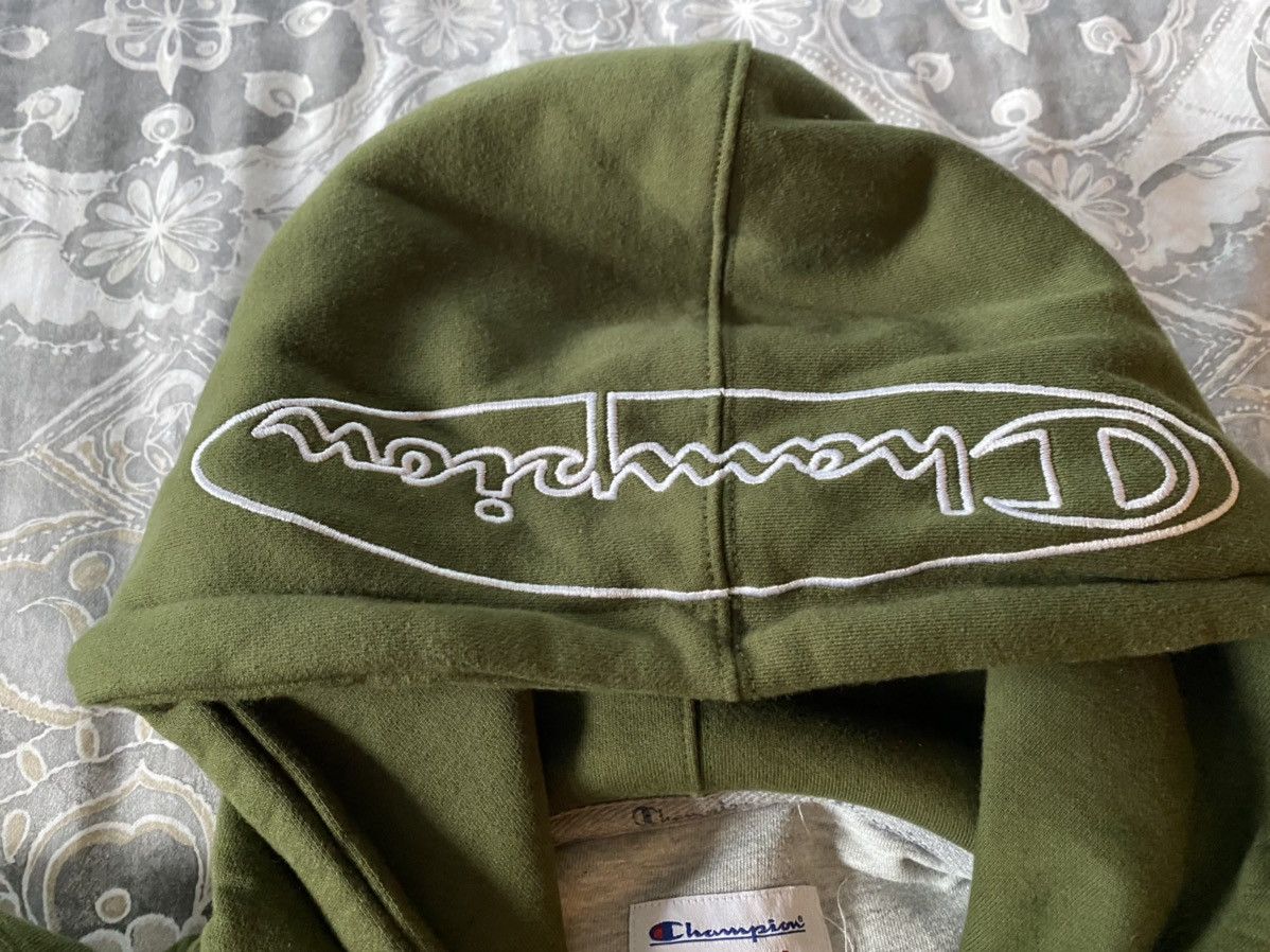 Supreme Olive hoodie XL Size US XL / EU 56 / 4 - 4 Thumbnail