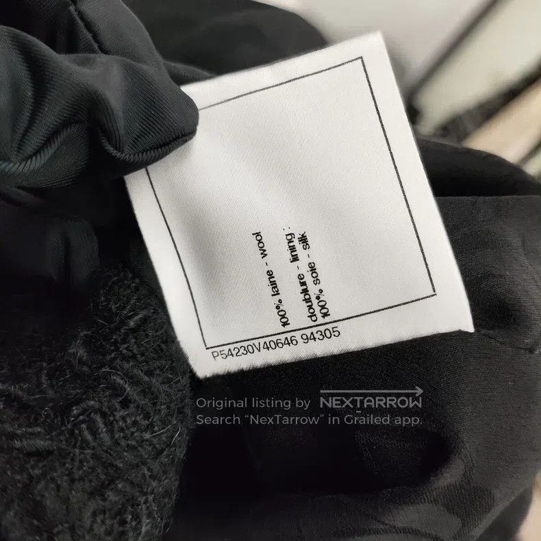 Chanel Chanel Tweed Roman black coat Size XXS / US 00 / IT 34 - 7 Thumbnail