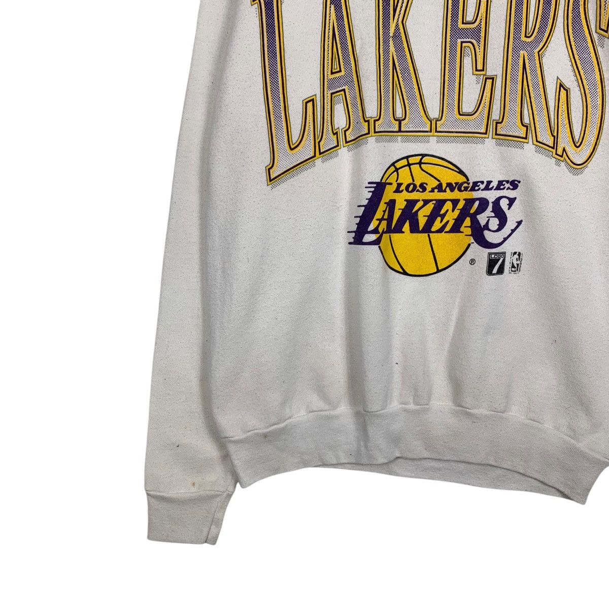 Tultex LOS ANGELES LAKERS Big Logo Sweatshirts Nba Logo 7 #2018-C88 Size US L / EU 52-54 / 3 - 5 Thumbnail