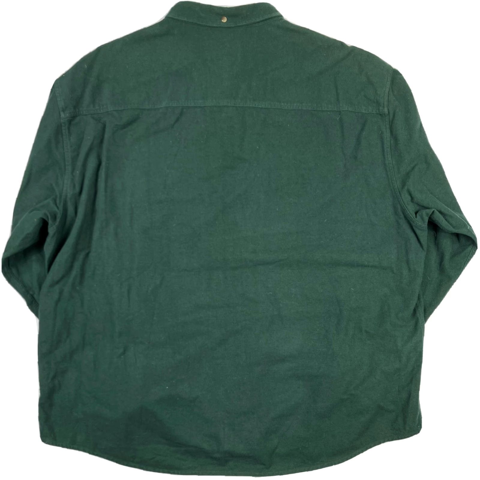 Vintage VINTAGE Cabela's Mens Shirt Chamois Cloth Flannel Button-Up Heavyweight Green 2XL Hunting Size US XXL / EU 58 / 5 - 2 Thumbnail