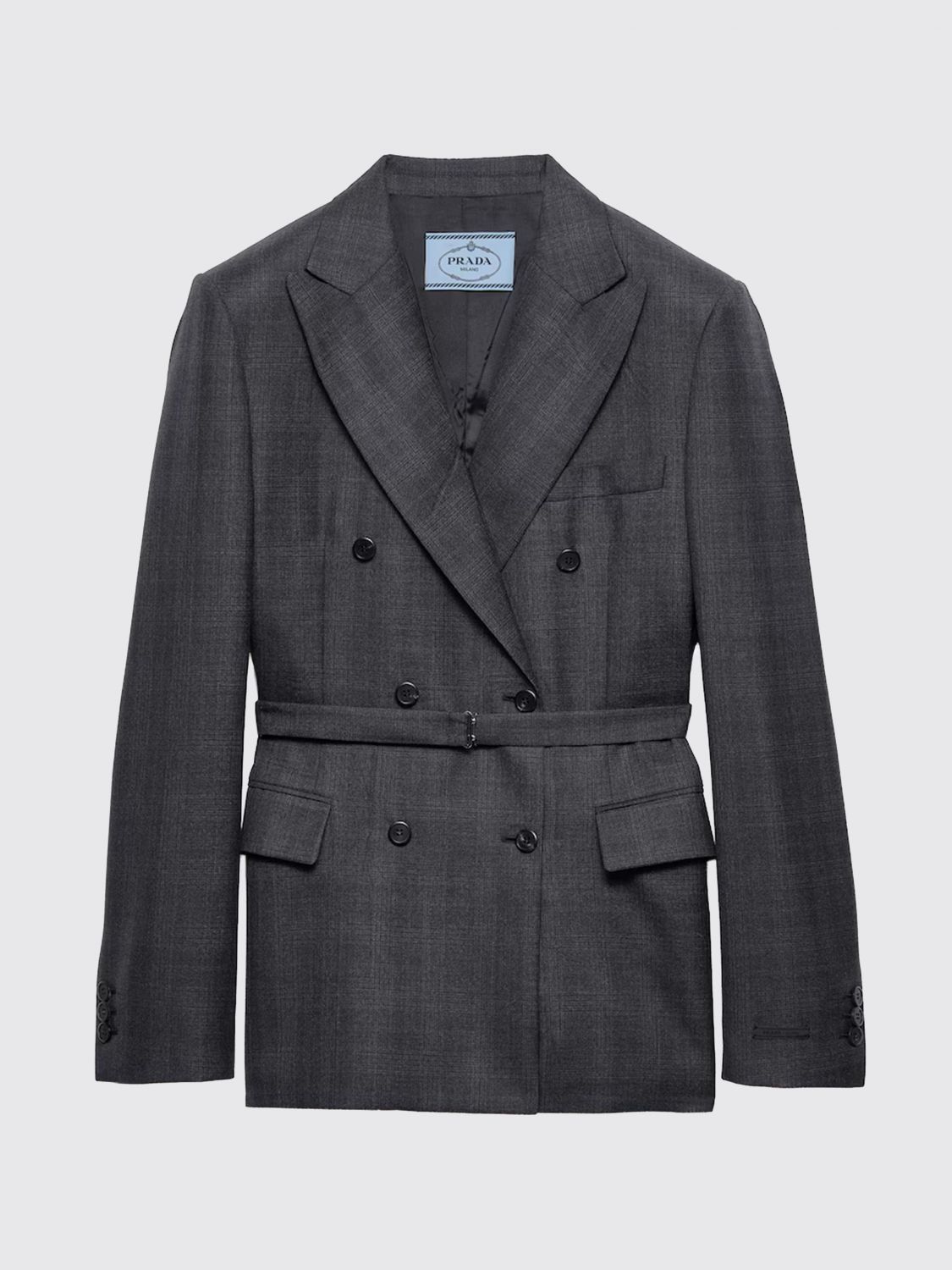 Prada Prada Jacket Woman Charcoal Size S / US 4 / IT 40 - 1 Preview