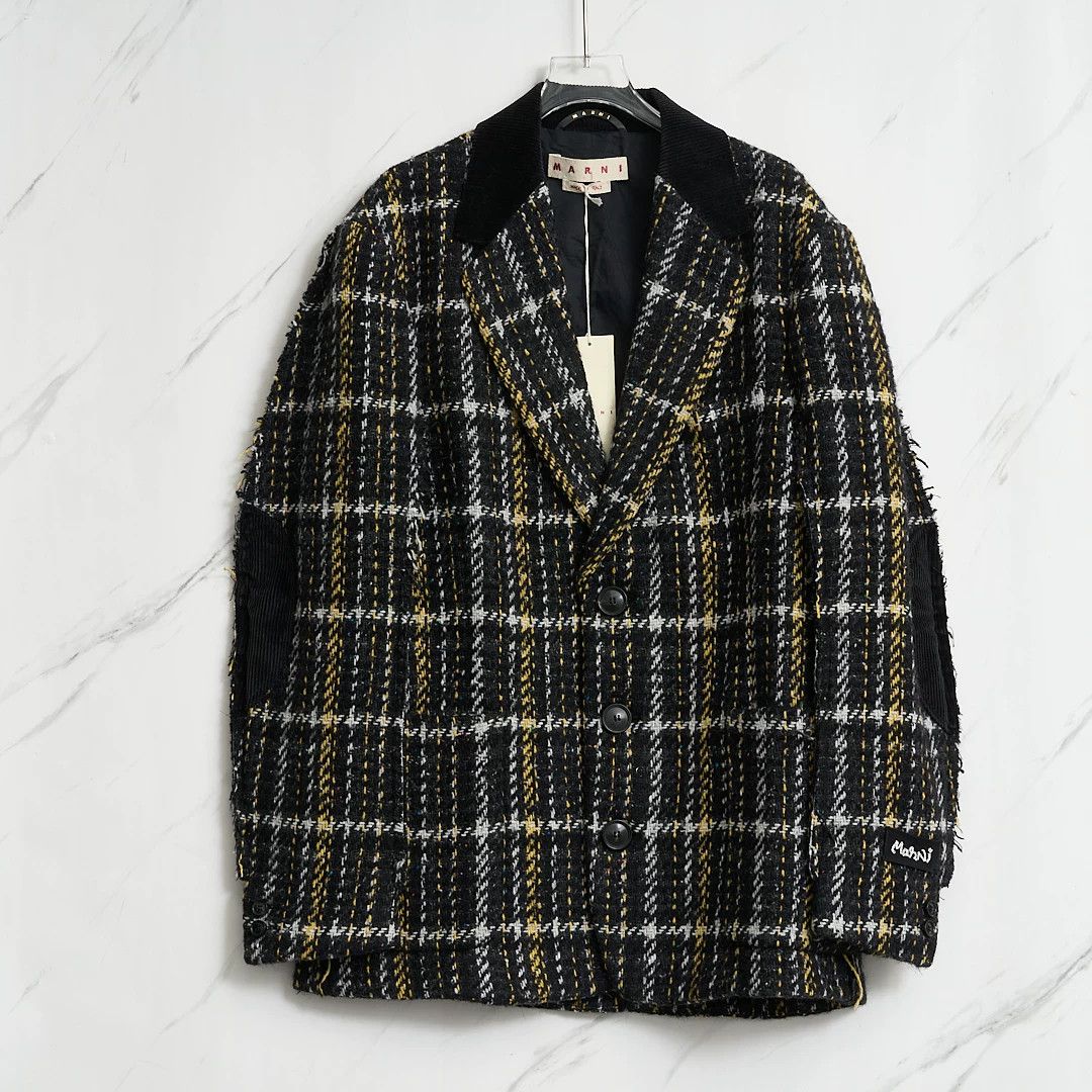 Marni MARNI Men's Wool Mohair Tweed Suit Size US M / EU 48-50 / 2 - 1 Thumbnail