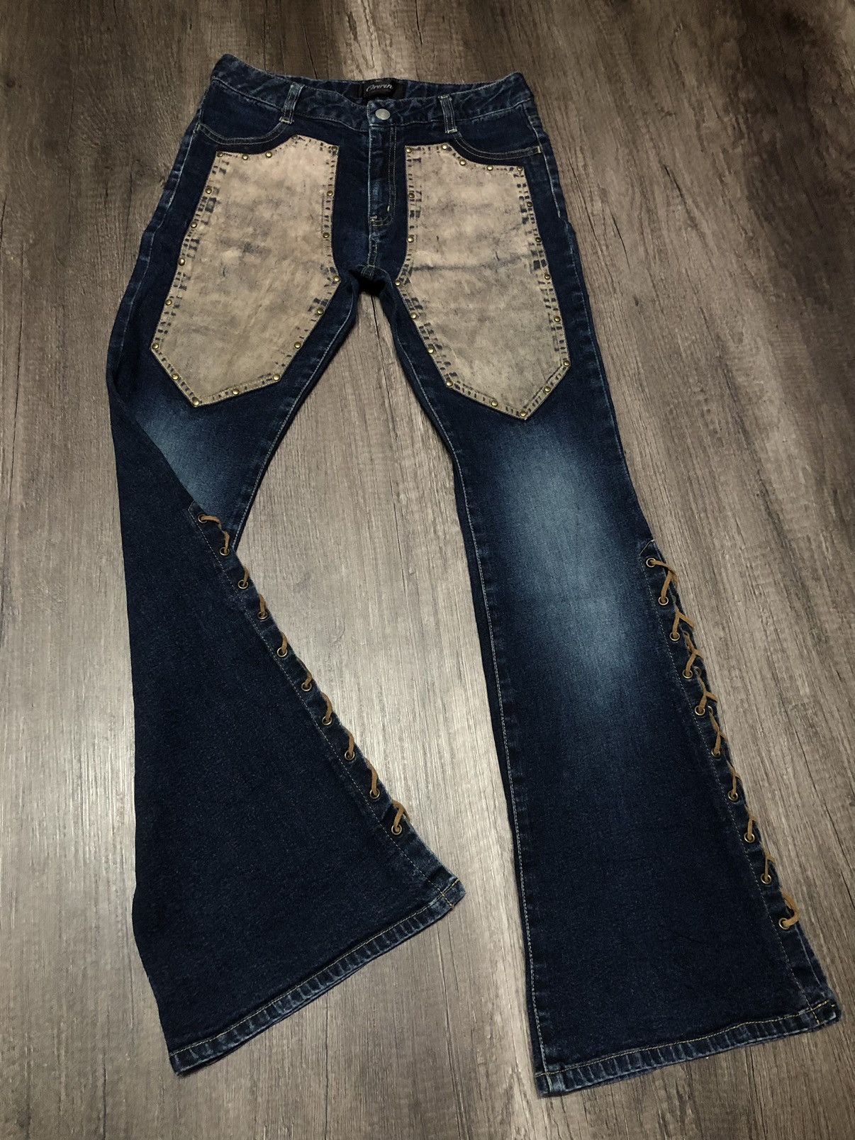 Designer × Japanese Brand VINTAGE ORIRIN FLARE JEANS JAPANESE BRAND Size 27" / US 4 / IT 40 - 6 Thumbnail