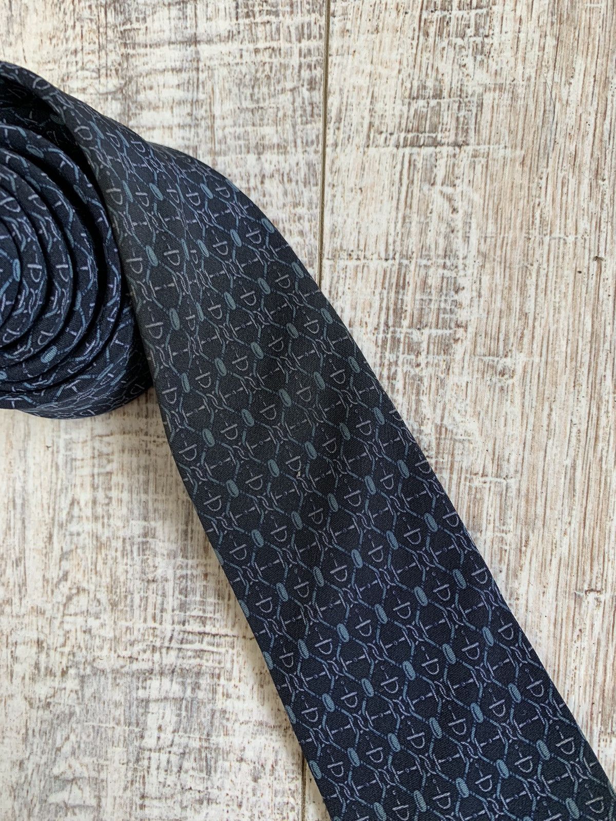 Celine × Vintage Vintage Celine Paris Silk Tie Size ONE SIZE - 3 Thumbnail
