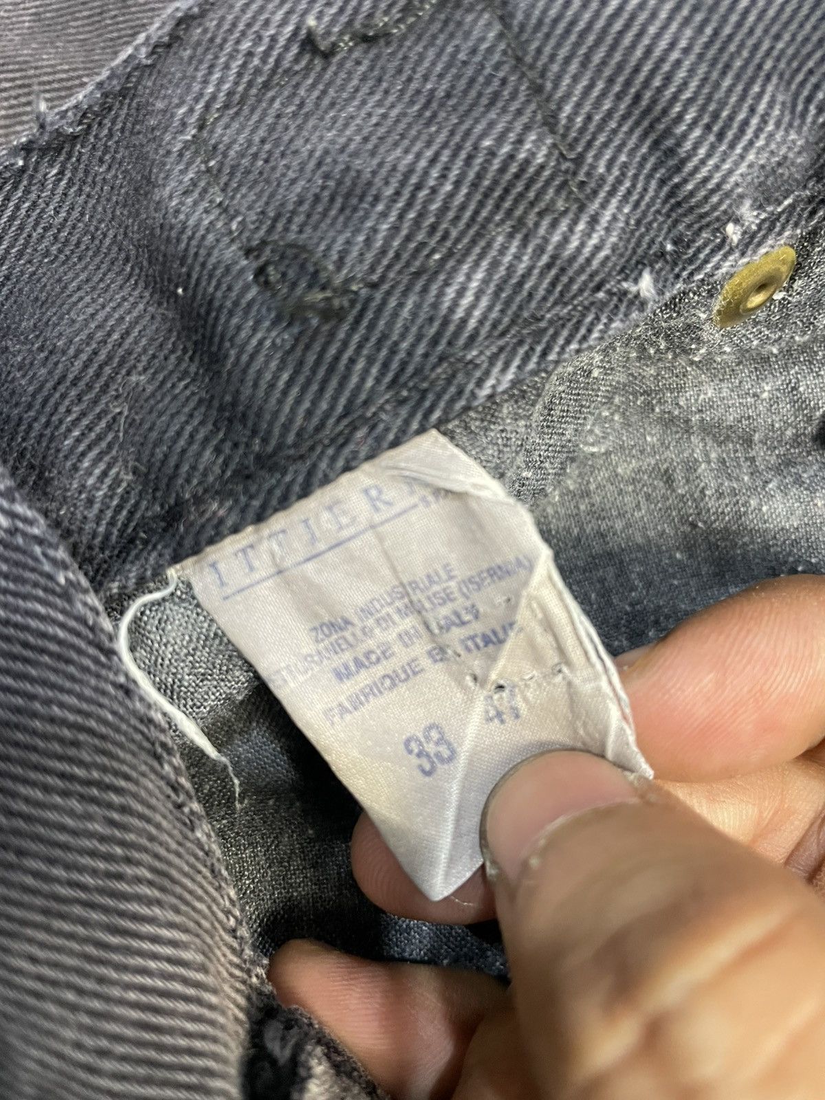 Versace Jeans Couture Vintage Luxury Denim Versace Jeans Couture Faded Pants Size US 30 / EU 46 - 8 Thumbnail