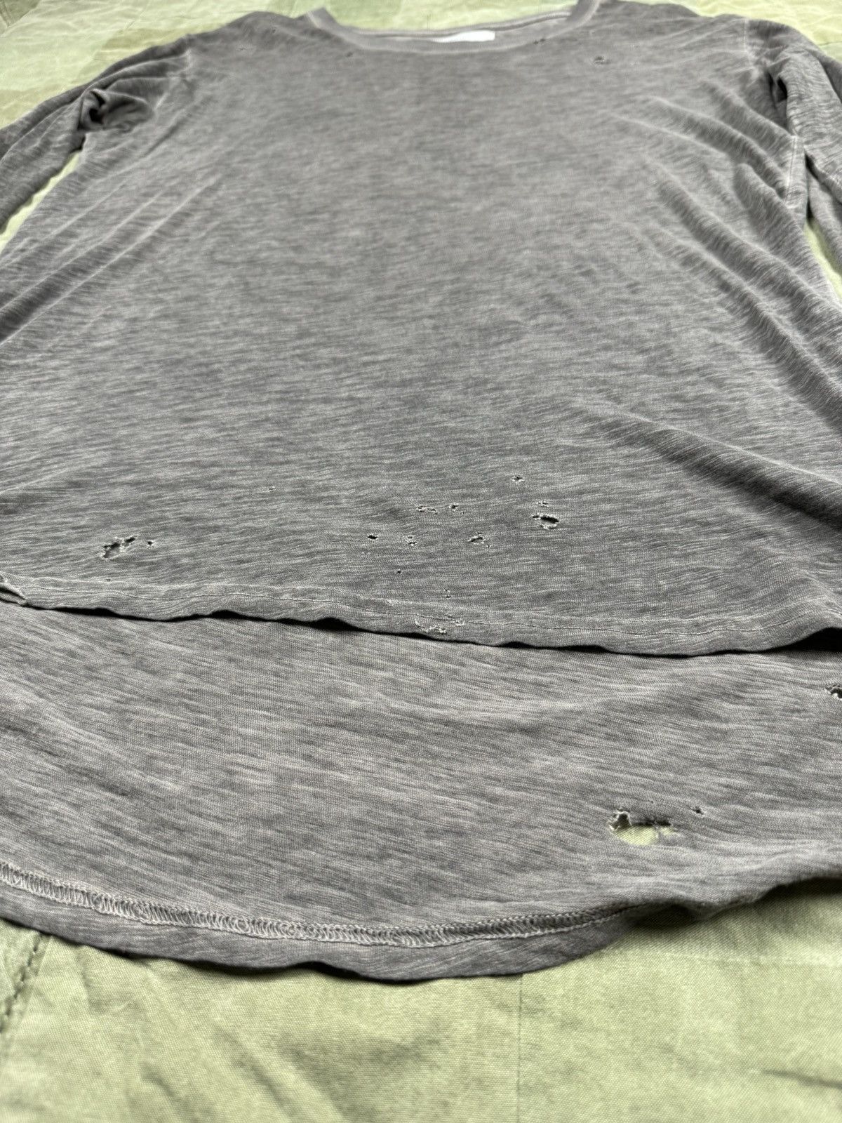 The Squad Distressed Elongated Hem Tee Size US M / EU 48-50 / 2 - 2 Thumbnail