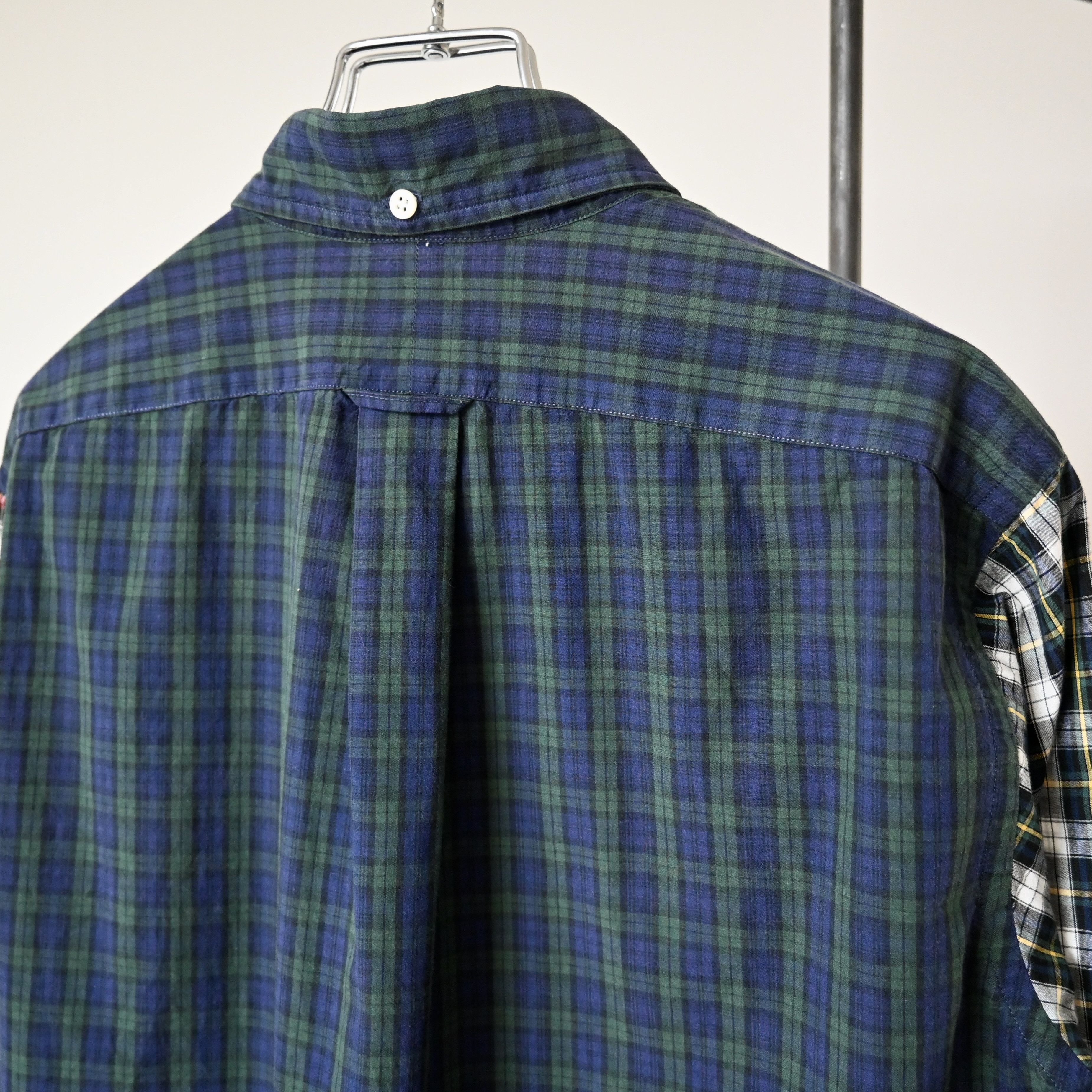 Vintage VTG 2000s KEATON CHASE crazy plaid BD shirt made in USA Size US S / EU 44-46 / 1 - 3 Thumbnail