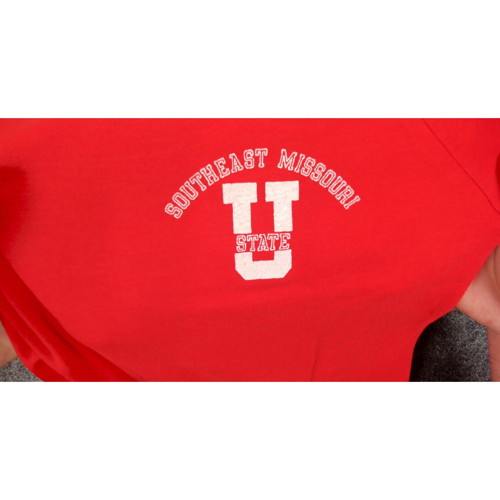 Vintage 1970s Southeast Missouri State Single Stitch Raglan Tee Size US S / EU 44-46 / 1 - 9 Thumbnail