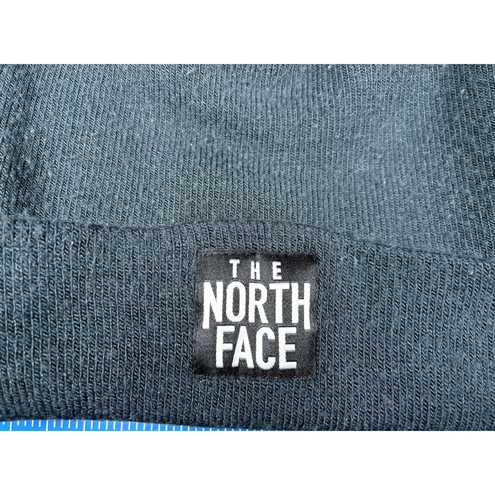 The North Face The North Face Beanie Mens One Size Gray Knit Cuffed Stretch Winter Casual Hat Size ONE SIZE - 2 Thumbnail