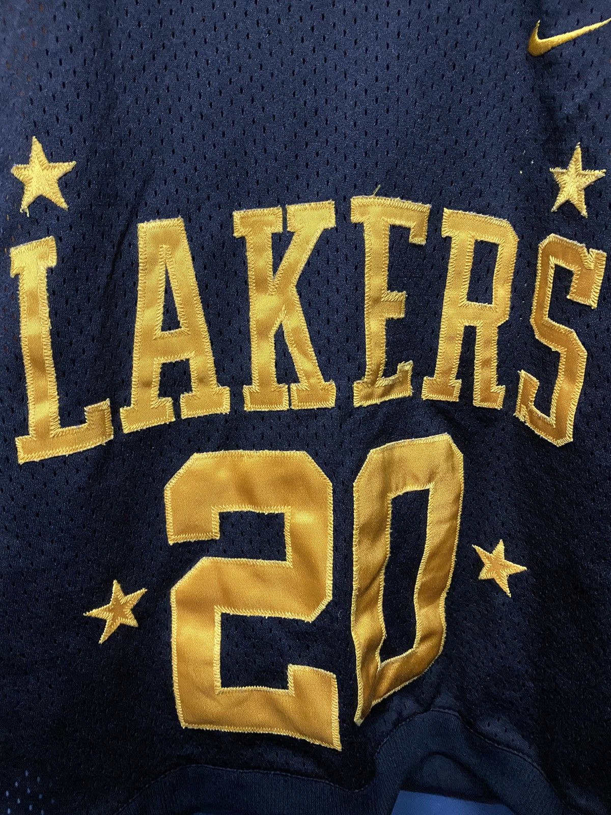 NBA NIKE Lakers payton crop top jersey Size XL / US 12-14 / IT 48-50 - 5 Thumbnail