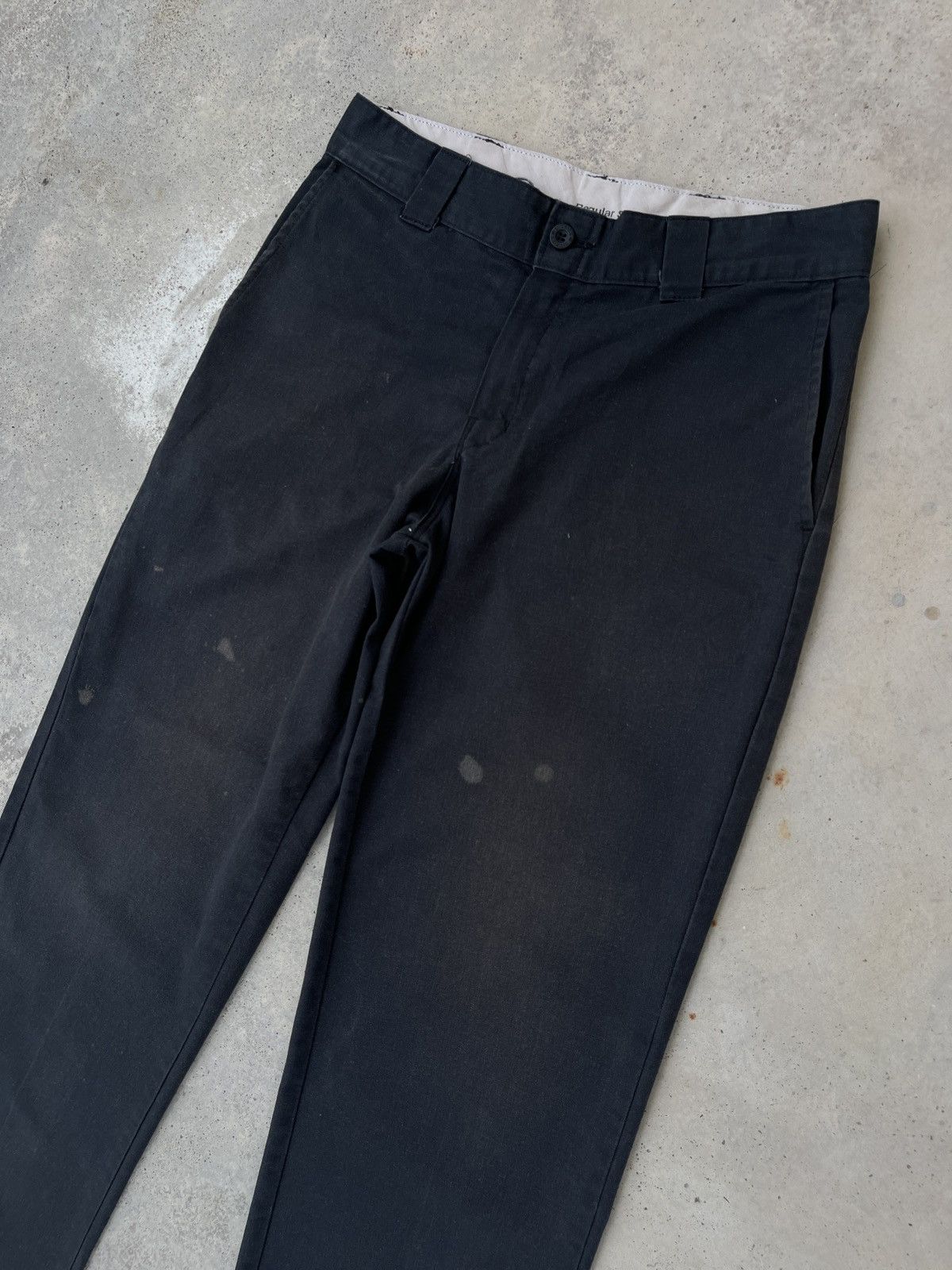 Carhartt × Dickies × Vintage Vintage Faded Distressed Dickies Black Pants Size US 33 - 2 Thumbnail