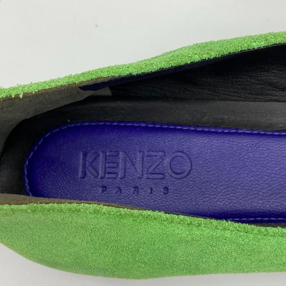 Kenzo Kenzo Tiger ballet flats in green suede Size US 8.5 / IT 38.5 - 6 Thumbnail
