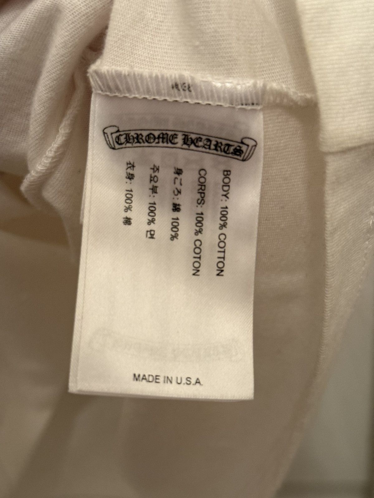 Chrome Hearts Chrome Hearts White Dagger Long Sleeve Size US L / EU 52-54 / 3 - 5 Thumbnail