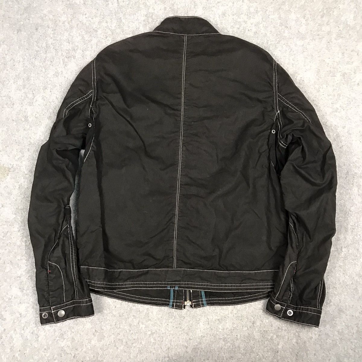 Japanese Brand × Vintage JAPANESE BALL JAPAN STYLE BIKER ZIPPER JACKET BLACK Size US M / EU 48-50 / 2 - 7 Thumbnail
