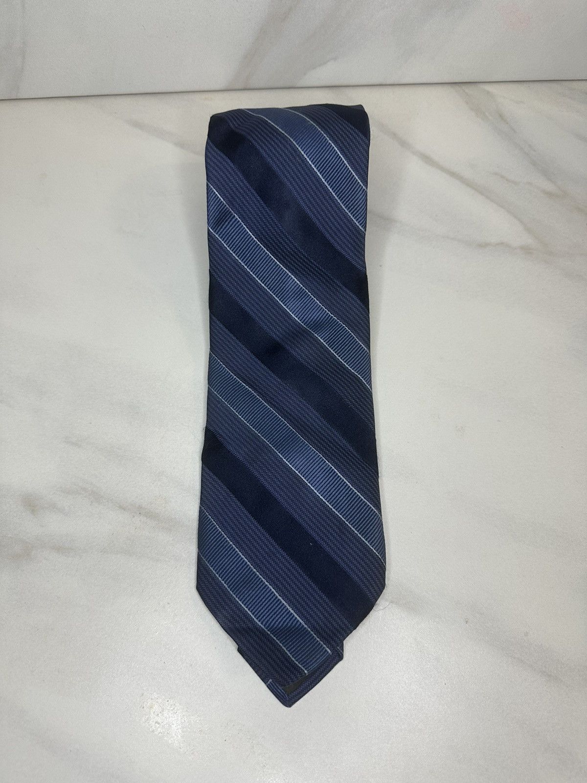 Faconnable Faconnable blue striped silk necktie Size ONE SIZE - 1 Thumbnail