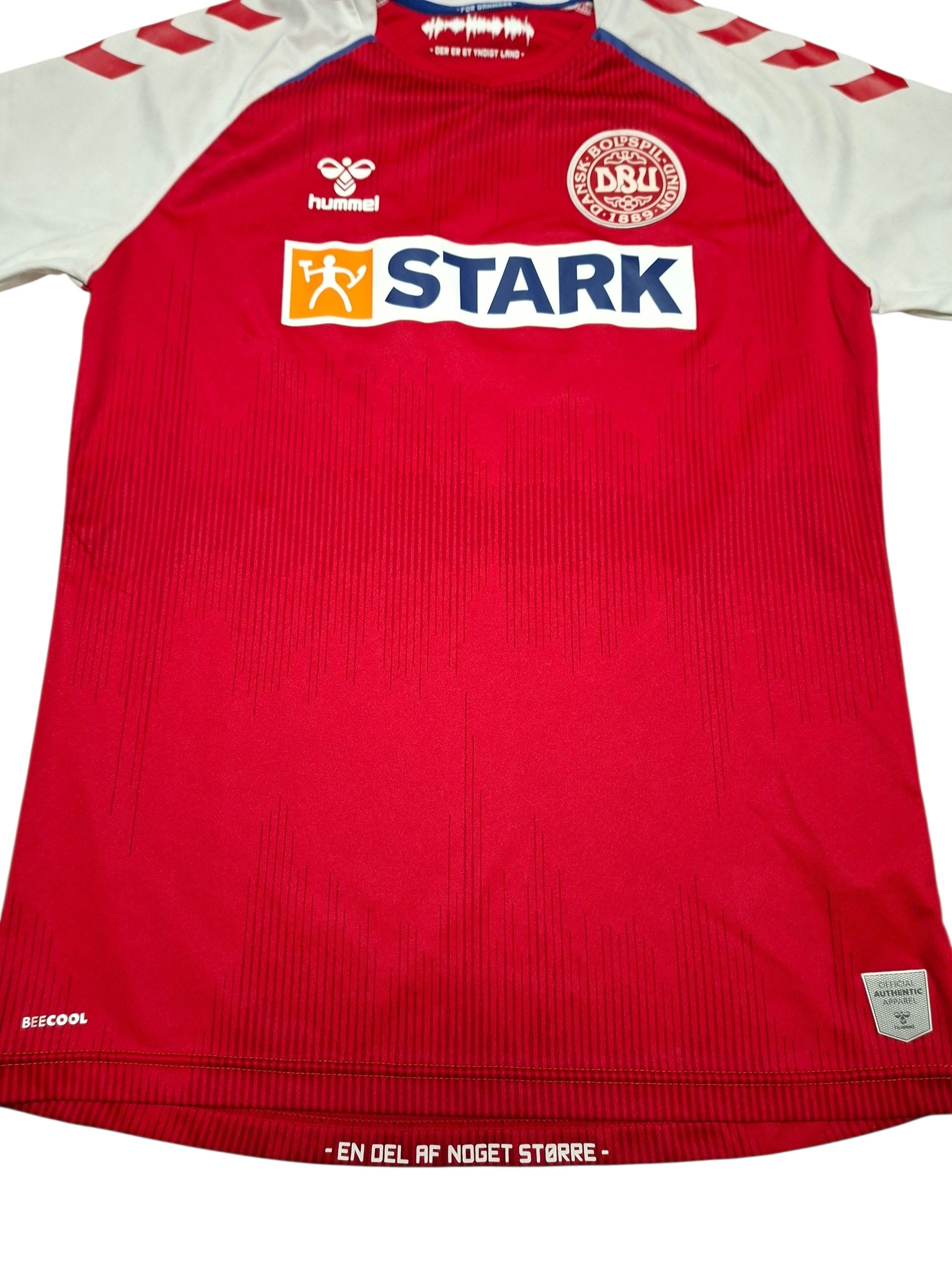 Hummel DENMARK HUMMEL VINTAGE SOCCER JERSEY TEE Size US M / EU 48-50 / 2 - 2 Thumbnail