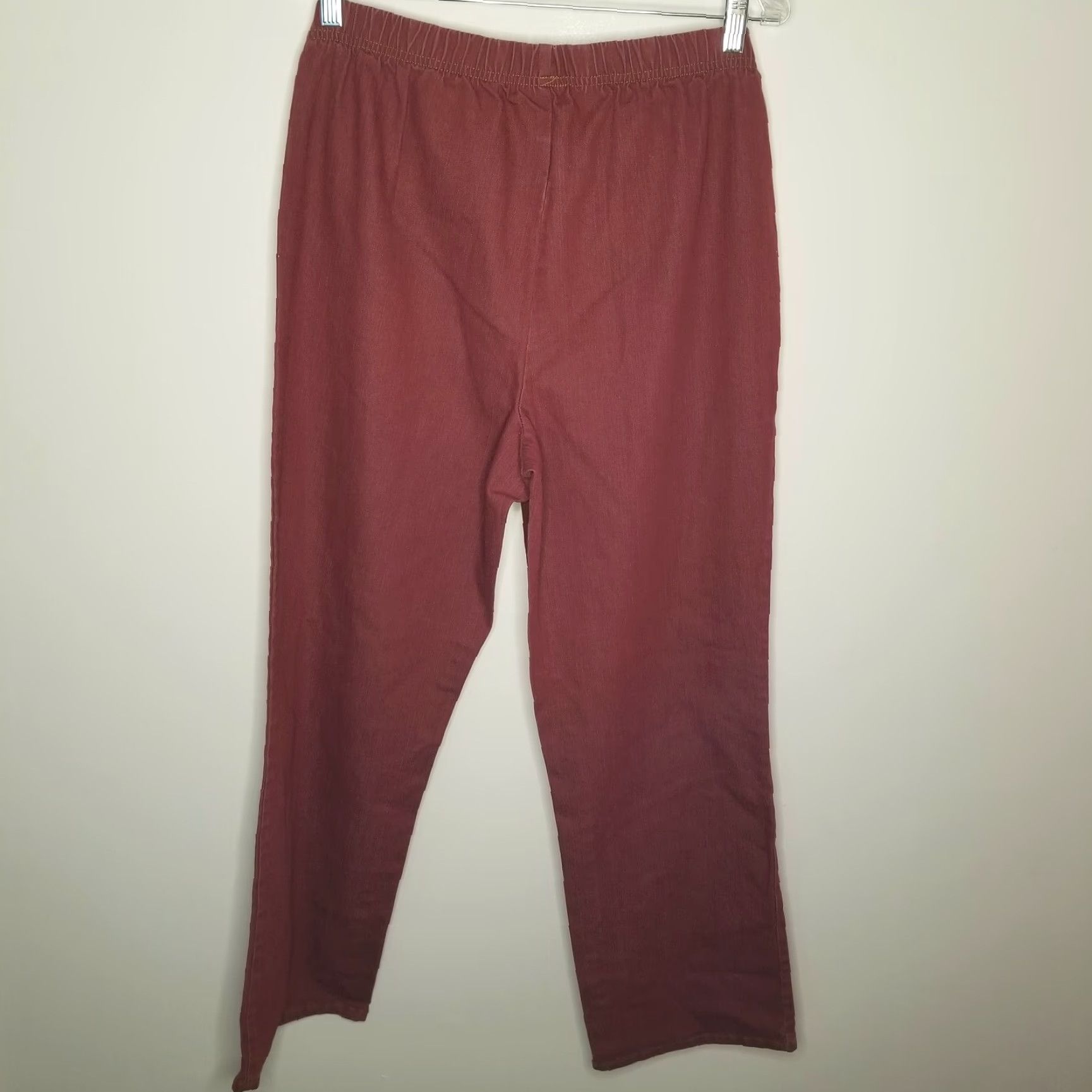 Faded Glory Faded Glory Pants Women's Elastic Waist Red XL Womens Size 40" / US 18 - 5 Thumbnail