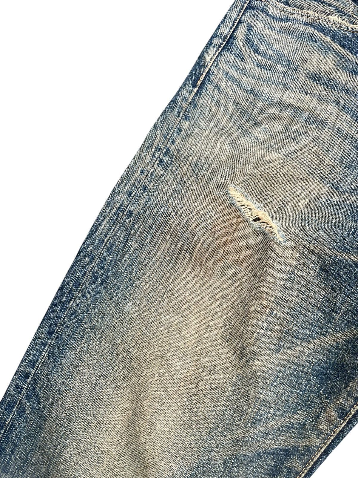 Japanese Brand Vintage Back Number Distresed denim Size US 34 / EU 50 - 4 Thumbnail