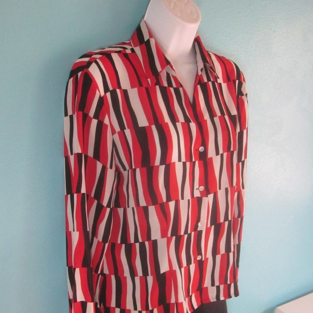 Vintage Vintage 80's Marshall Rousso Blouse Size S Size S / US 4 / IT 40 - 7 Thumbnail