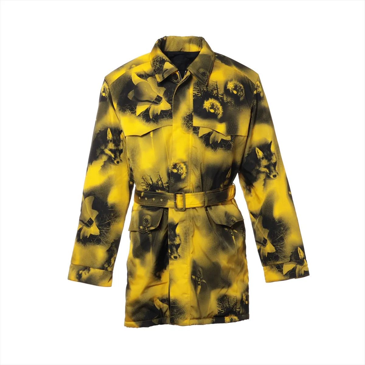 Prada Prada Re-Nylon abstract-printed parka coat Size US XL / EU 56 / 4 - 3 Thumbnail