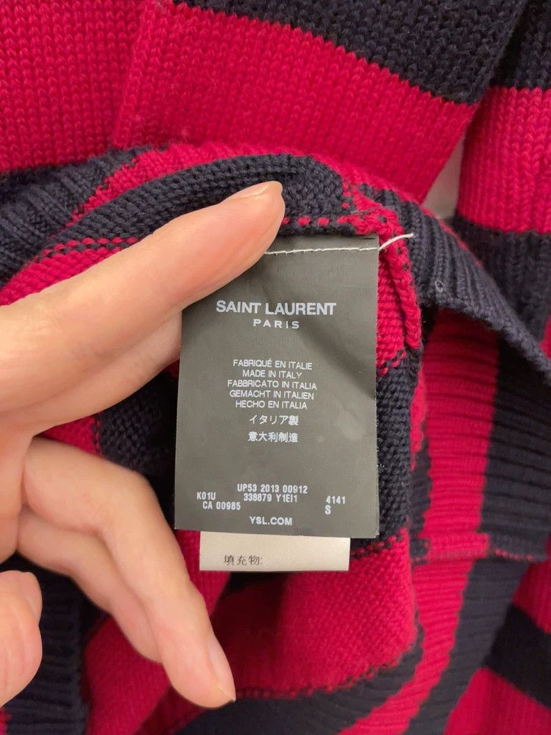 Saint Laurent Paris Saint Laurent Black and red stripes sweater 2504-Nextarrow Size US S / EU 44-46 / 1 - 4 Thumbnail