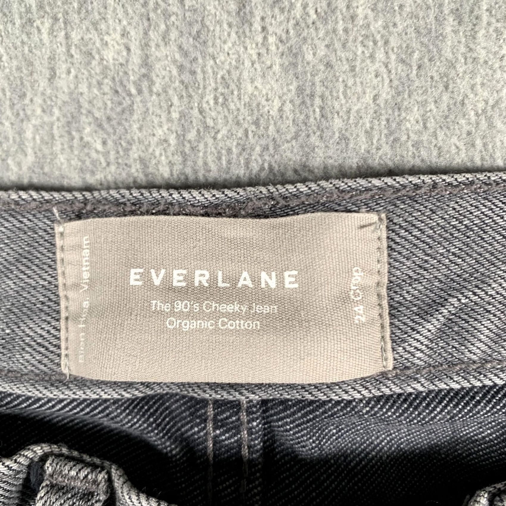Everlane Everlane Jeans Womens Gray The 90s Cheeky High Rise Organic Cotton Denim Size 26 (approx) Regular Rise Straight Size 42" / US 20 - 5 Thumbnail
