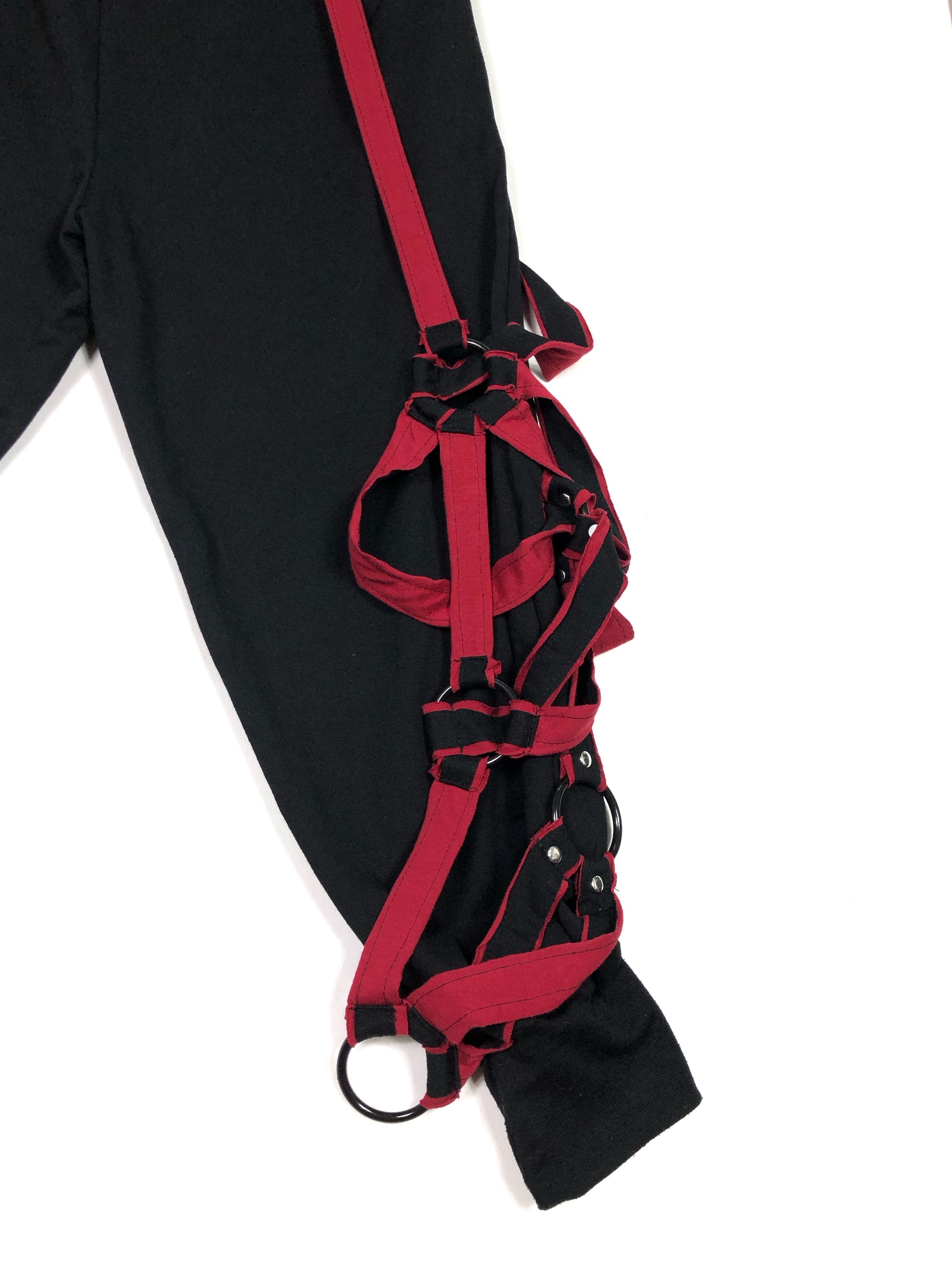 Japanese Brand RARE🔥JAPAN DRUG HONEY BONDAGE PARACHUTE STYLE CROP JOGGER Size US 34 / EU 50 - 10 Thumbnail