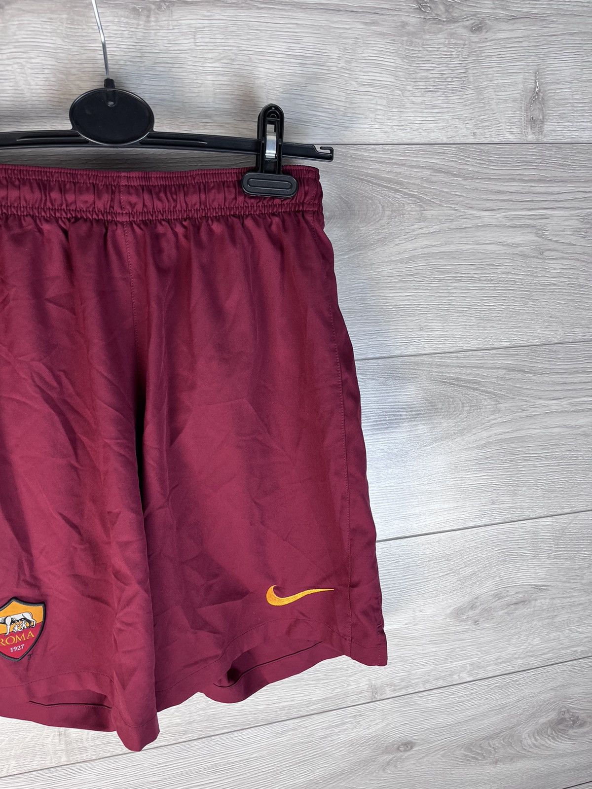 Nike Men's football short Nike AS Roma home size M Dri-fit sport Size US 32 / EU 48 - 3 Thumbnail