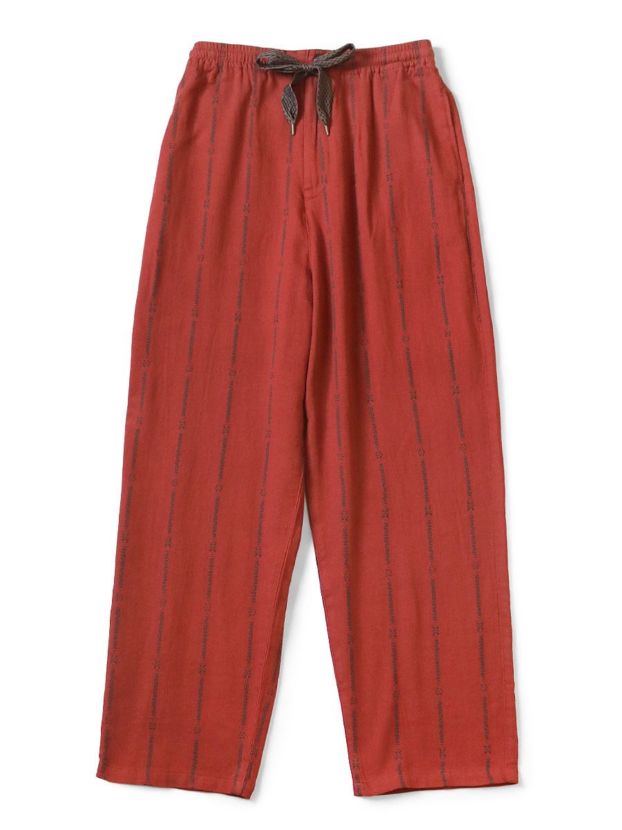 Kapital Kapital Cotton linen sham stripe easy pants Size US 36 / EU 52 - 1 Preview