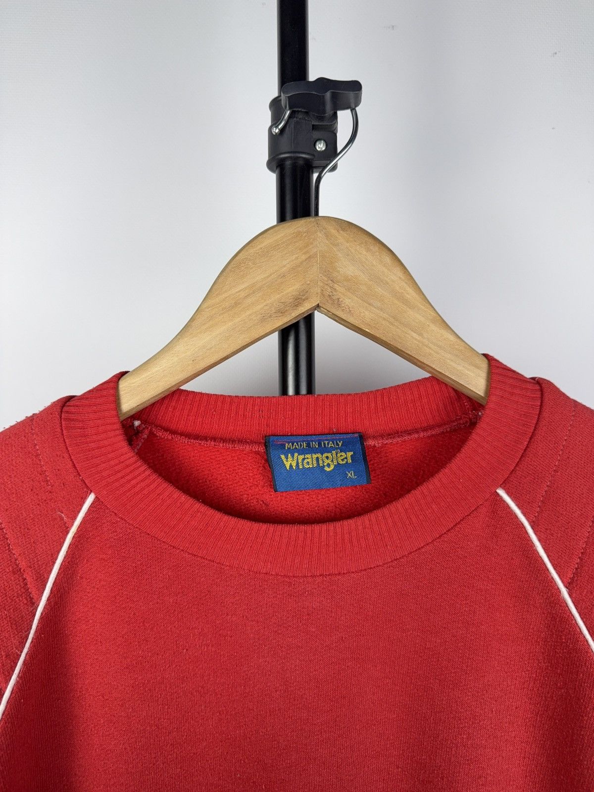 Vintage × Wrangler Vintage 80s Wrangler Made in Italy Sweatshirt Crewneck Size US XL / EU 56 / 4 - 3 Thumbnail