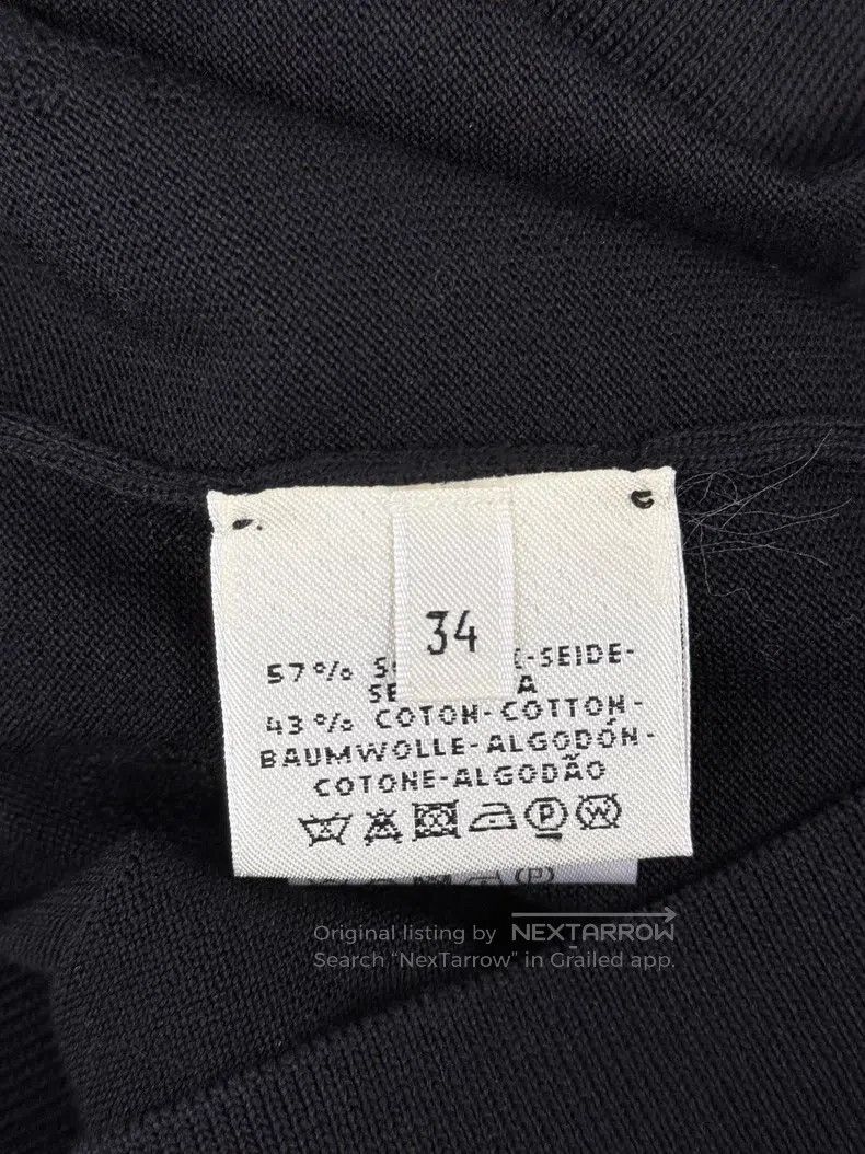 Hermes Hermes Black textured knit dress Size XXS / US 00 / IT 34 - 5 Thumbnail