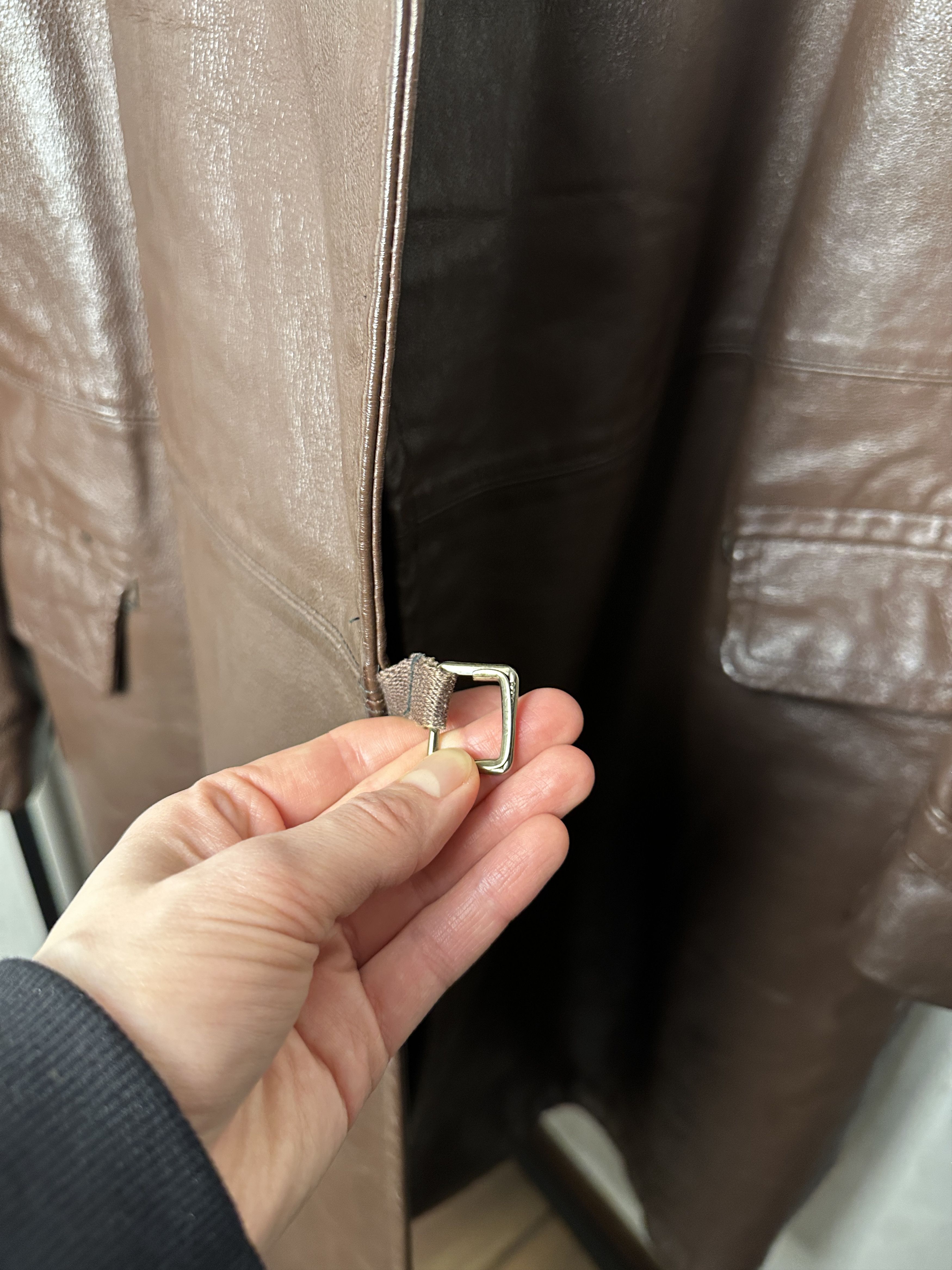 Genuine Leather Vintage Horse Leather Brown Coat Size US L / EU 52-54 / 3 - 9 Thumbnail