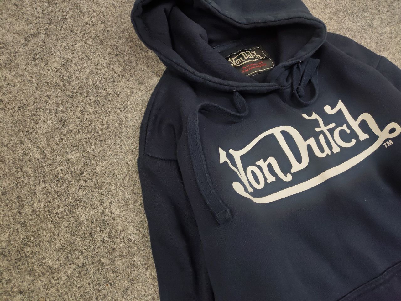 Vintage Vintage Von Dutch logo Blue Hoodie Y2K Style Size US S / EU 44-46 / 1 - 7 Thumbnail