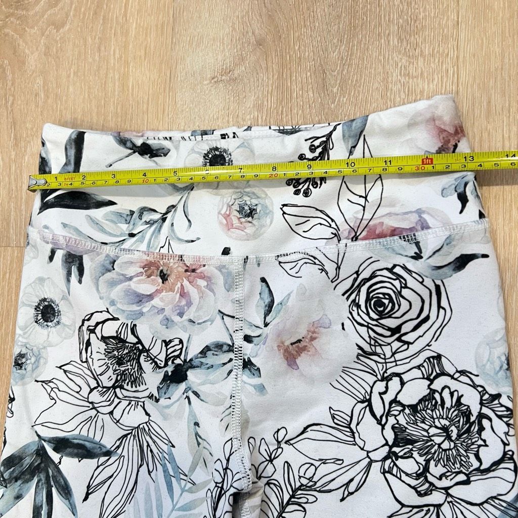 Creative Recreation Evolution & Creation Watercolor & Outline Floral Print Pattern, Women’s Medium Size 28" / US 6 / IT 42 - 6 Thumbnail