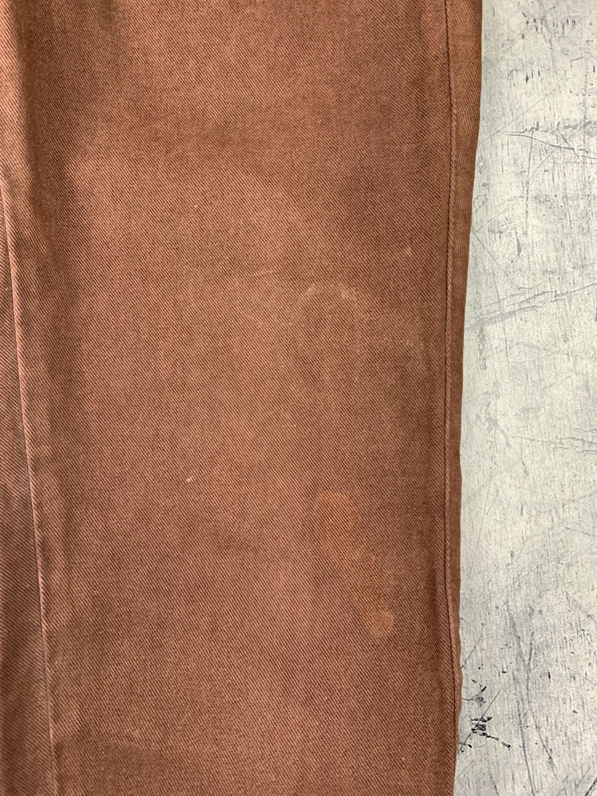 Marithe + Francois Girbaud Vintage Marithe Francois Girbaud Brown Jeans Avant Garde Size US 27 - 13 Thumbnail