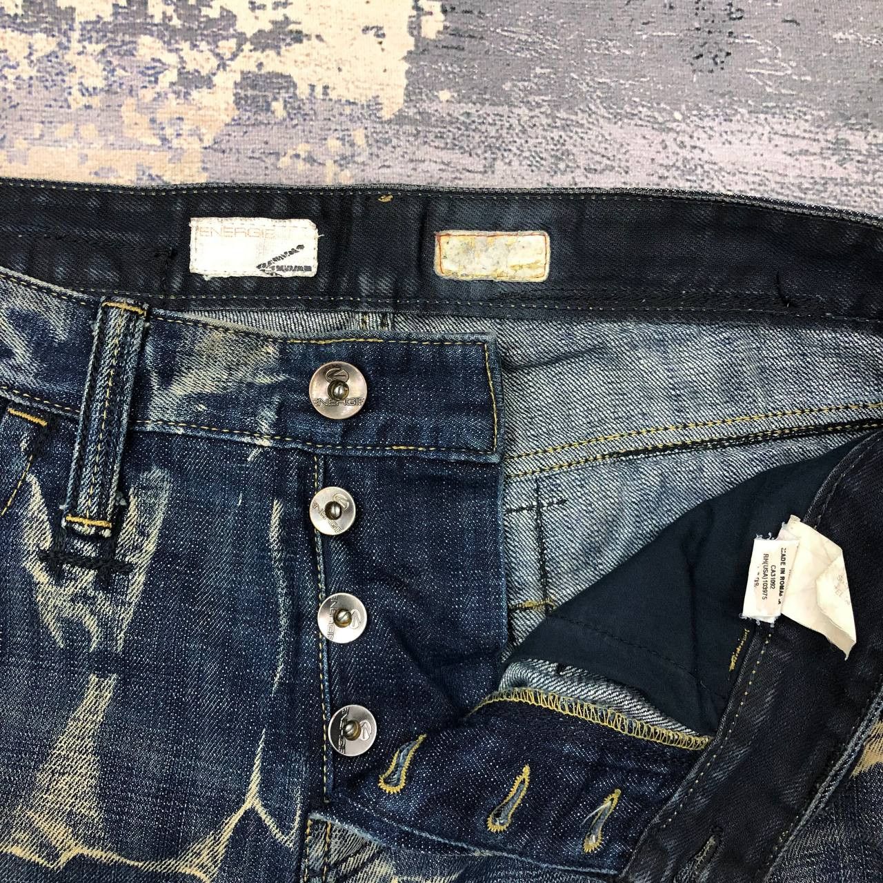 Energie P217 ENERGIE MADE IN ROMANIA DENIM JEANS Size US 36 / EU 52 - 5 Thumbnail