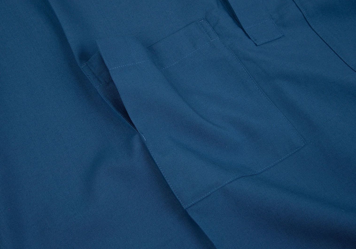 Issey Miyake Stand Collar Dolman Pullover Shirt in Blue2 Size US M / EU 48-50 / 2 - 7 Thumbnail
