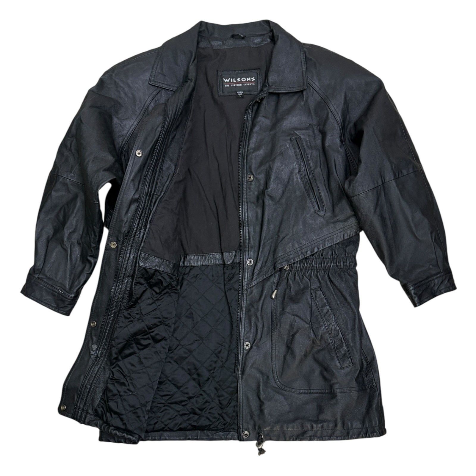 Wilsons Leather WILSONS LEATHER Vintage Retro Casual Jacket Coat Large Size L / US 10 / IT 46 - 2 Thumbnail