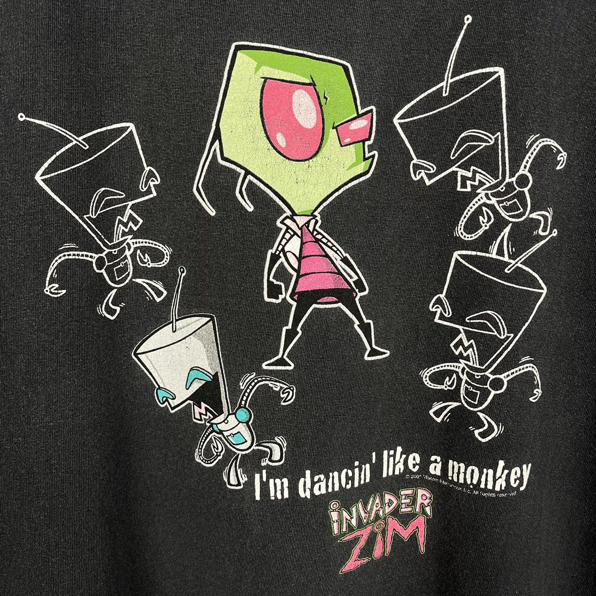 Cartoon Network × Vintage Vintage Invader Zim rare cartoon faded tee 2001 Size US XL / EU 56 / 4 - 3 Thumbnail