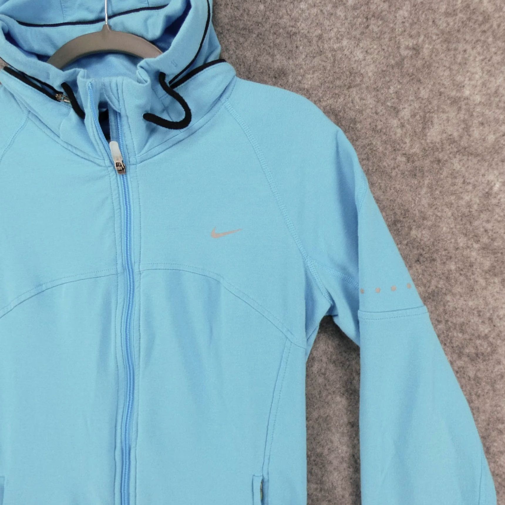 Nike Nike Jacket Womens Light Blue Hooded Track Athleisure Ladies Medium (8-10) Size M / US 6-8 / IT 42-44 - 7 Thumbnail