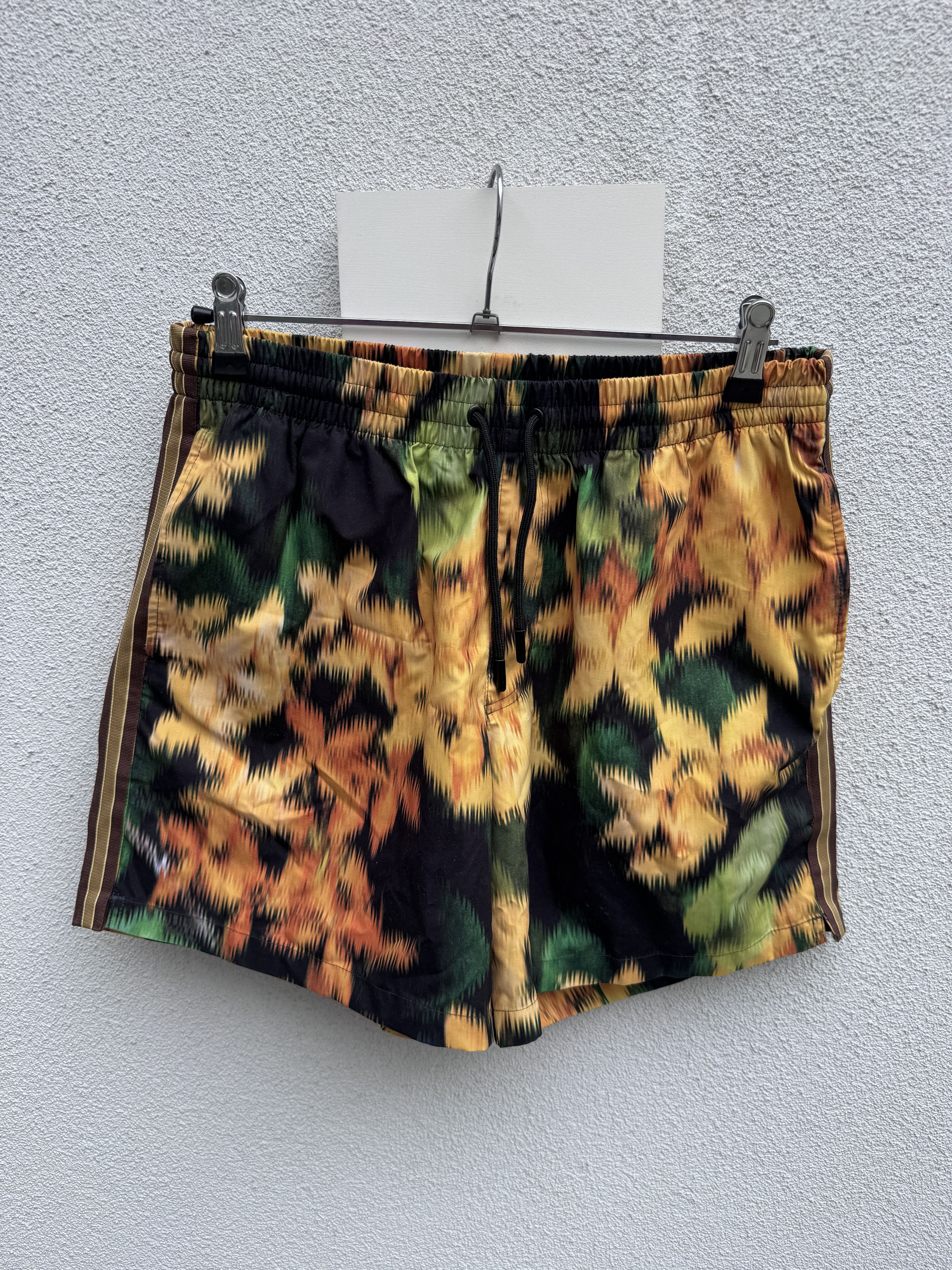 Dries van Noten Multicolor Flower Print Nylon Swimshorts M